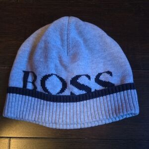 Boss Two-Tone Knit Beanie